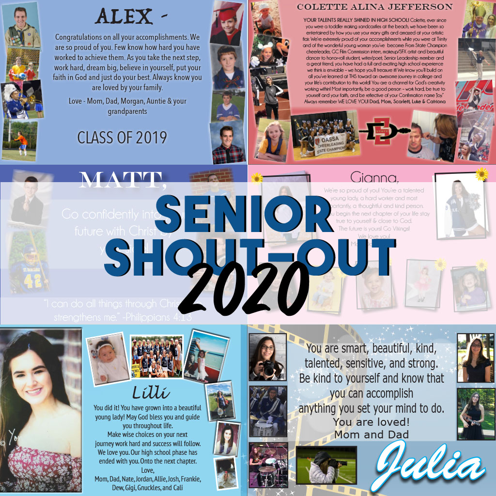 This is the image for the news article titled Senior Shout Out!