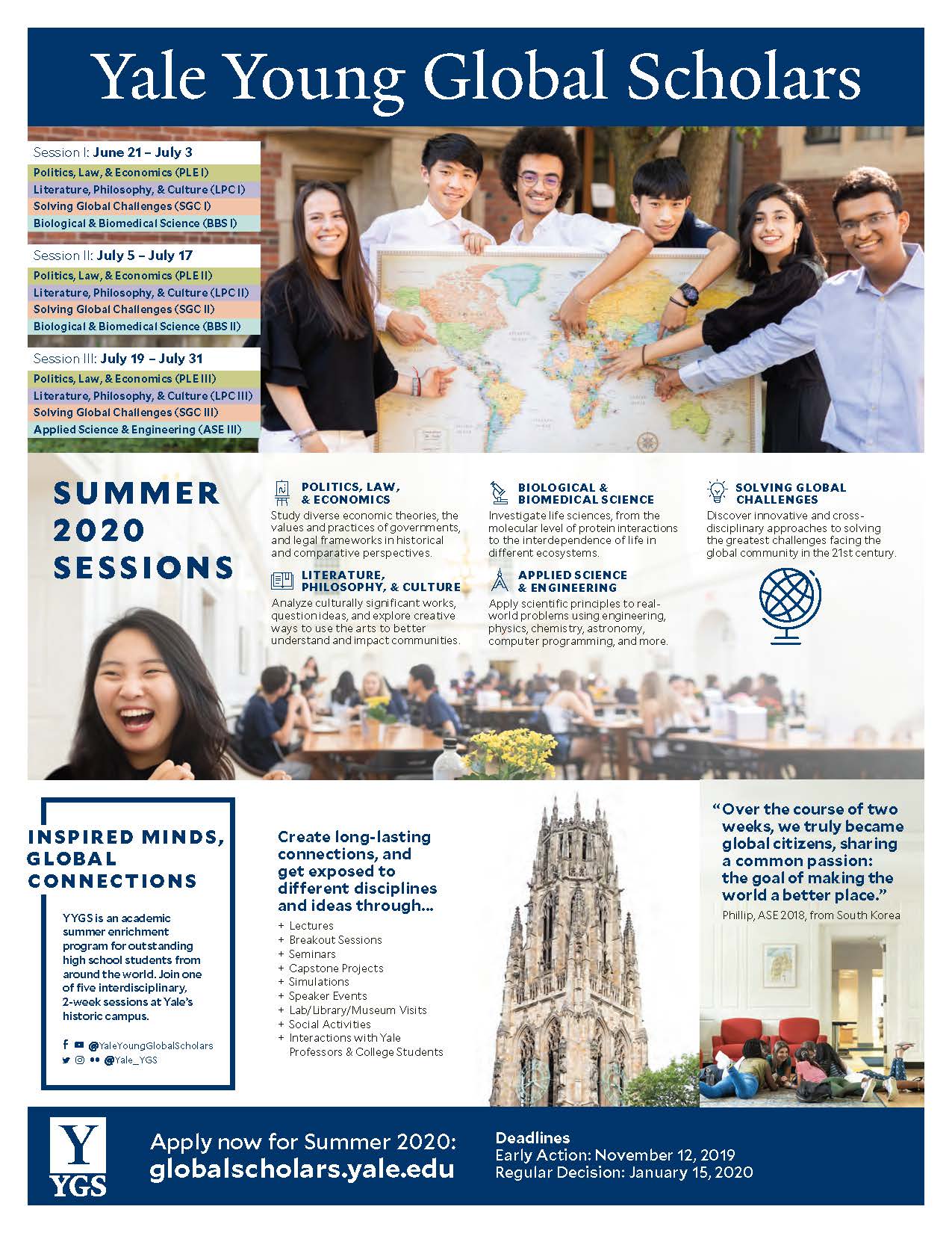 This is the image for the news article titled Yale Young Global Scholars